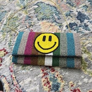 Source Unknown Multicolor Beaded Clutch